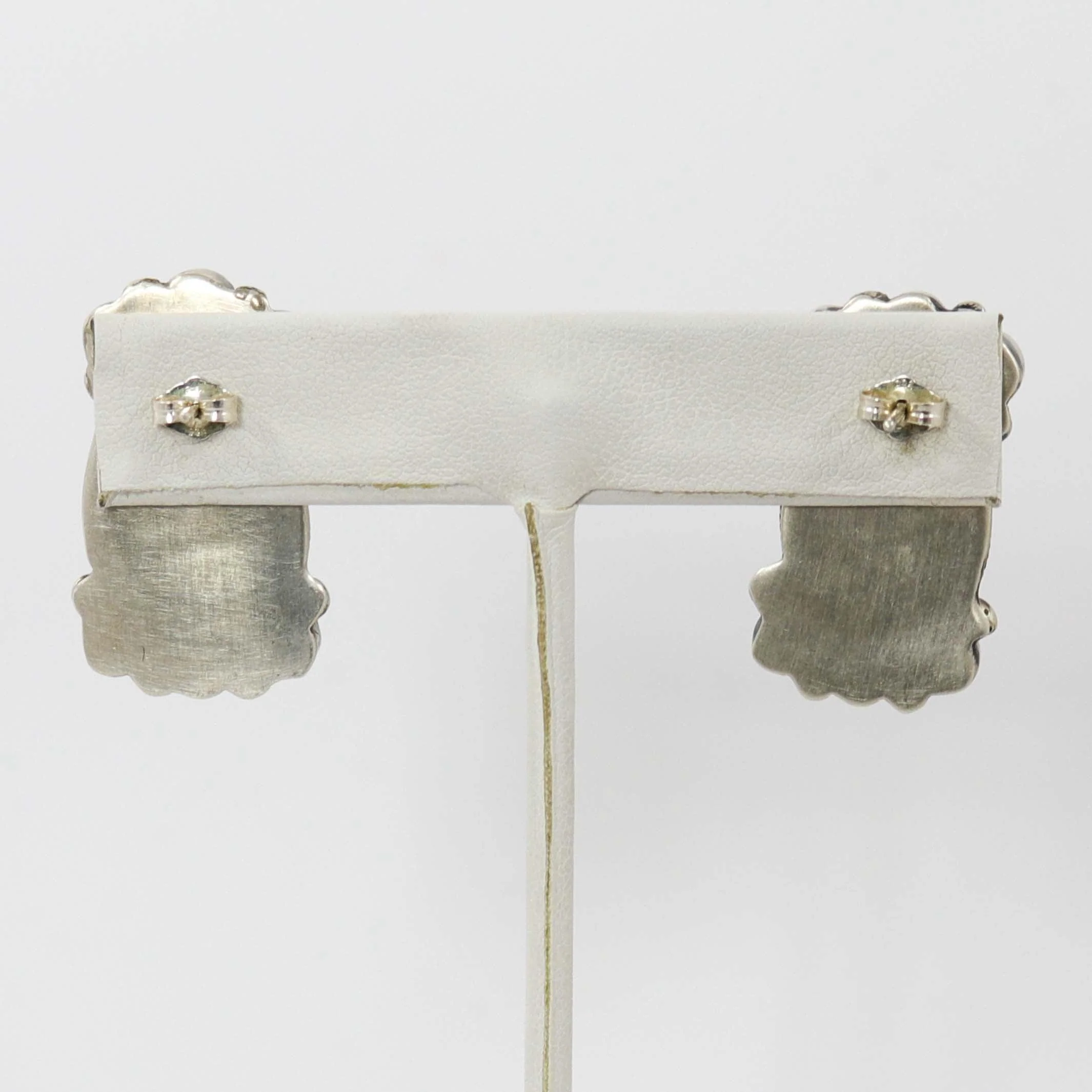 White Buffalo and Onyx Earrings - Image 2