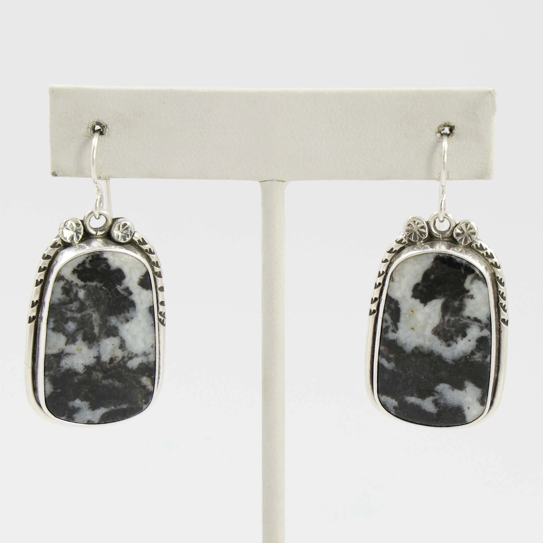 White Buffalo Earrings