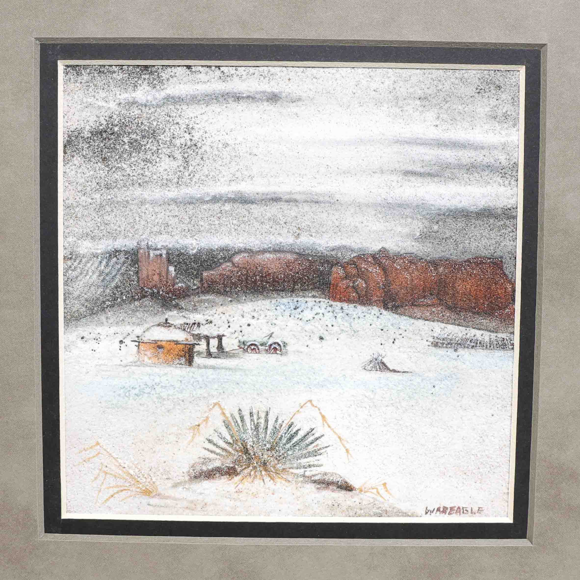 Winter Scene Sandpainting - Image 2