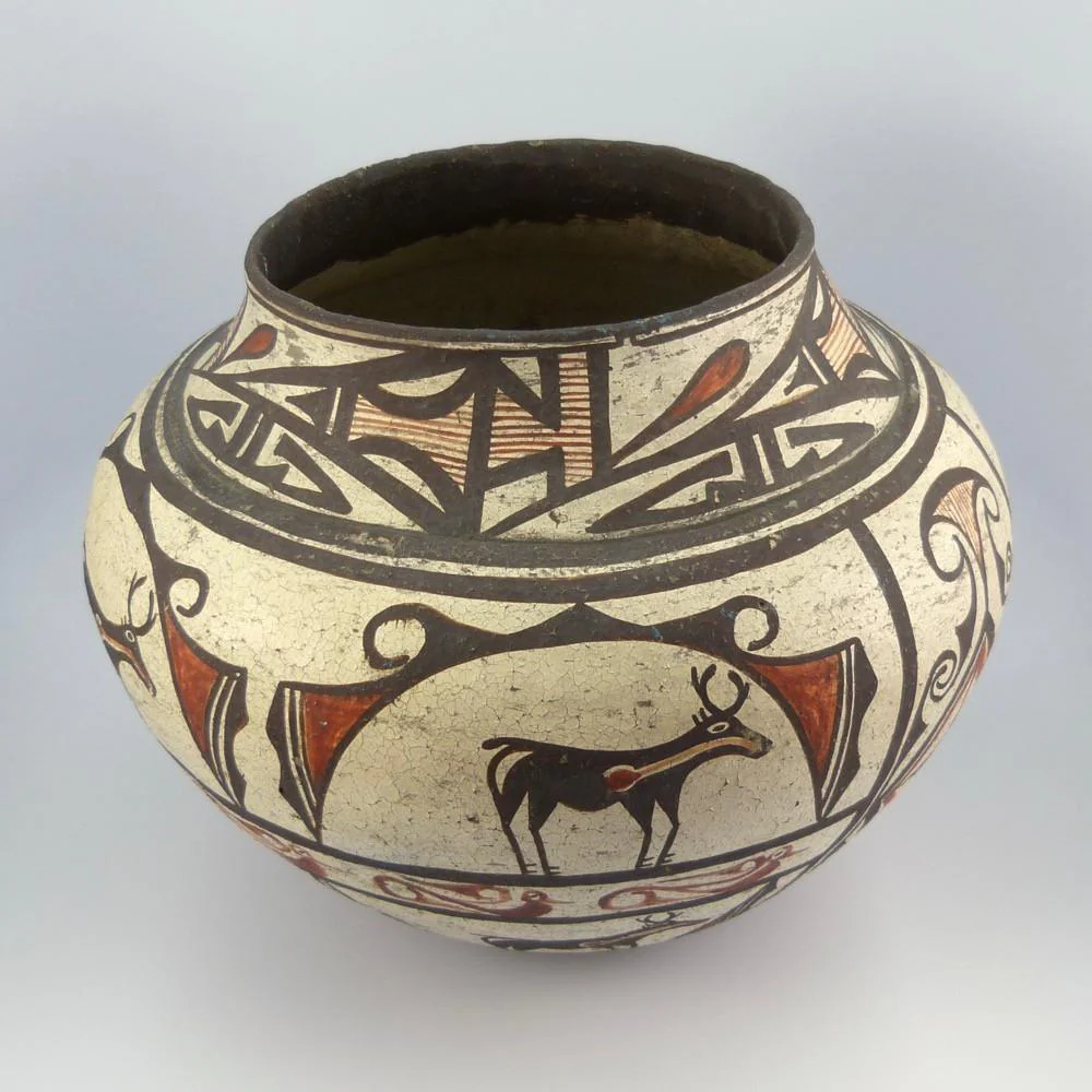 1885 Zuni Polychrome Jar - Image 7
